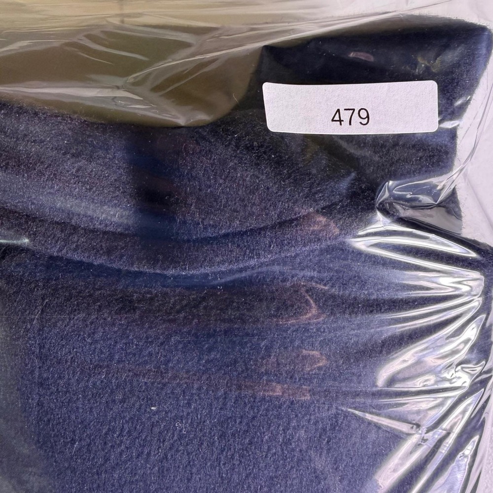 VTG 100% Cashmere Navy Blue Blazer USA Made Classic Tailored Sport Coat 44R - Picture 14 of 14